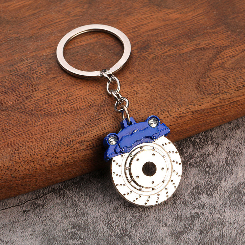 Brake Disc & Caliper Keyring - Blue
