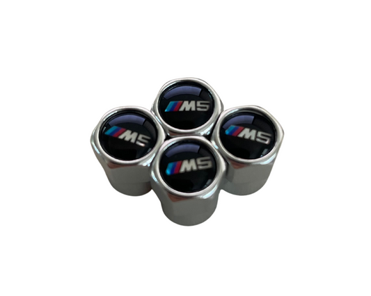 BMW M5 Valve Caps - Silver