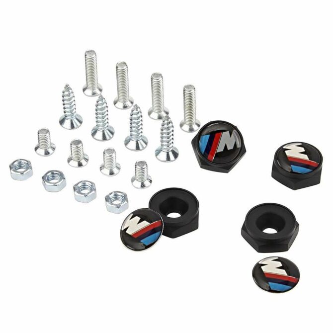 BMW M Power License Plate Screws