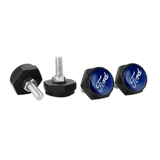 Ford License Plate Screws - Blue