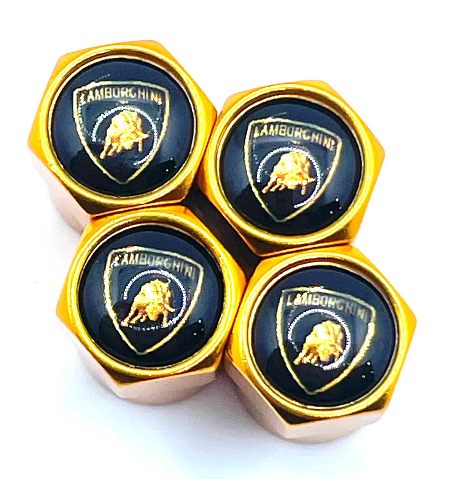 Lamborghini Valve Caps - Gold