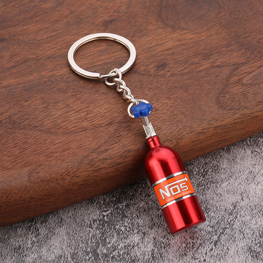 NOS Bottle Keyring - Red