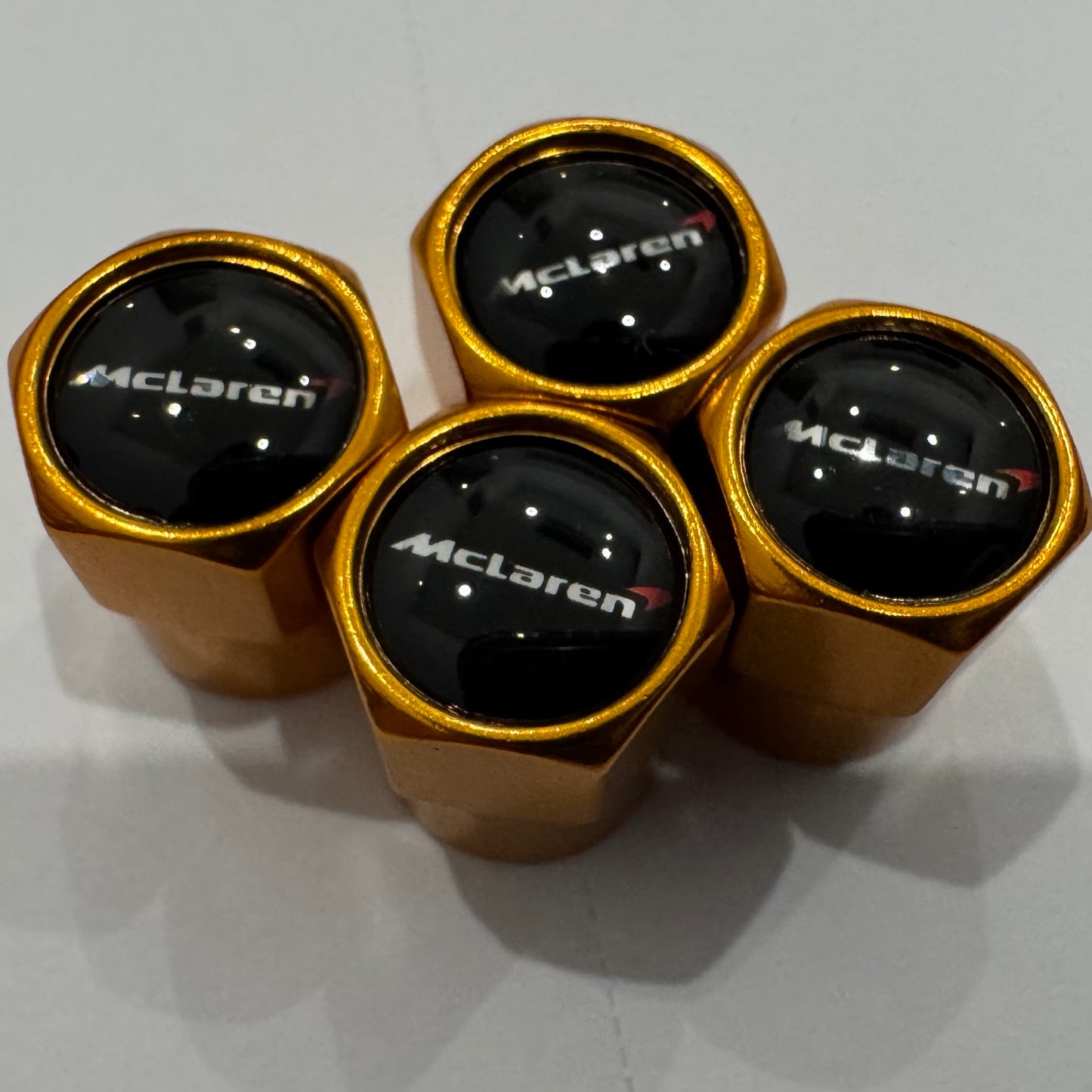 Mclaren Valve Caps - Gold