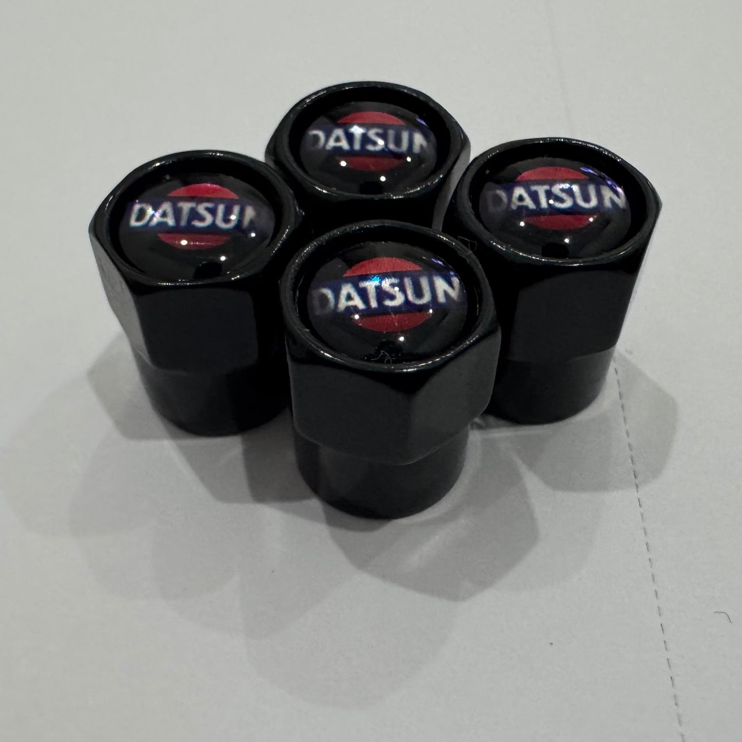 Datsun Valve Caps - Black