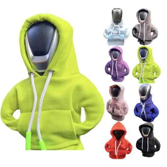 Car Decor Mini Hoodie Shift Knob Cover - Universal Fit - Green
