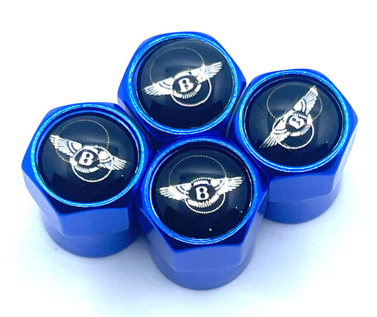 Bentley Valve Caps - Blue