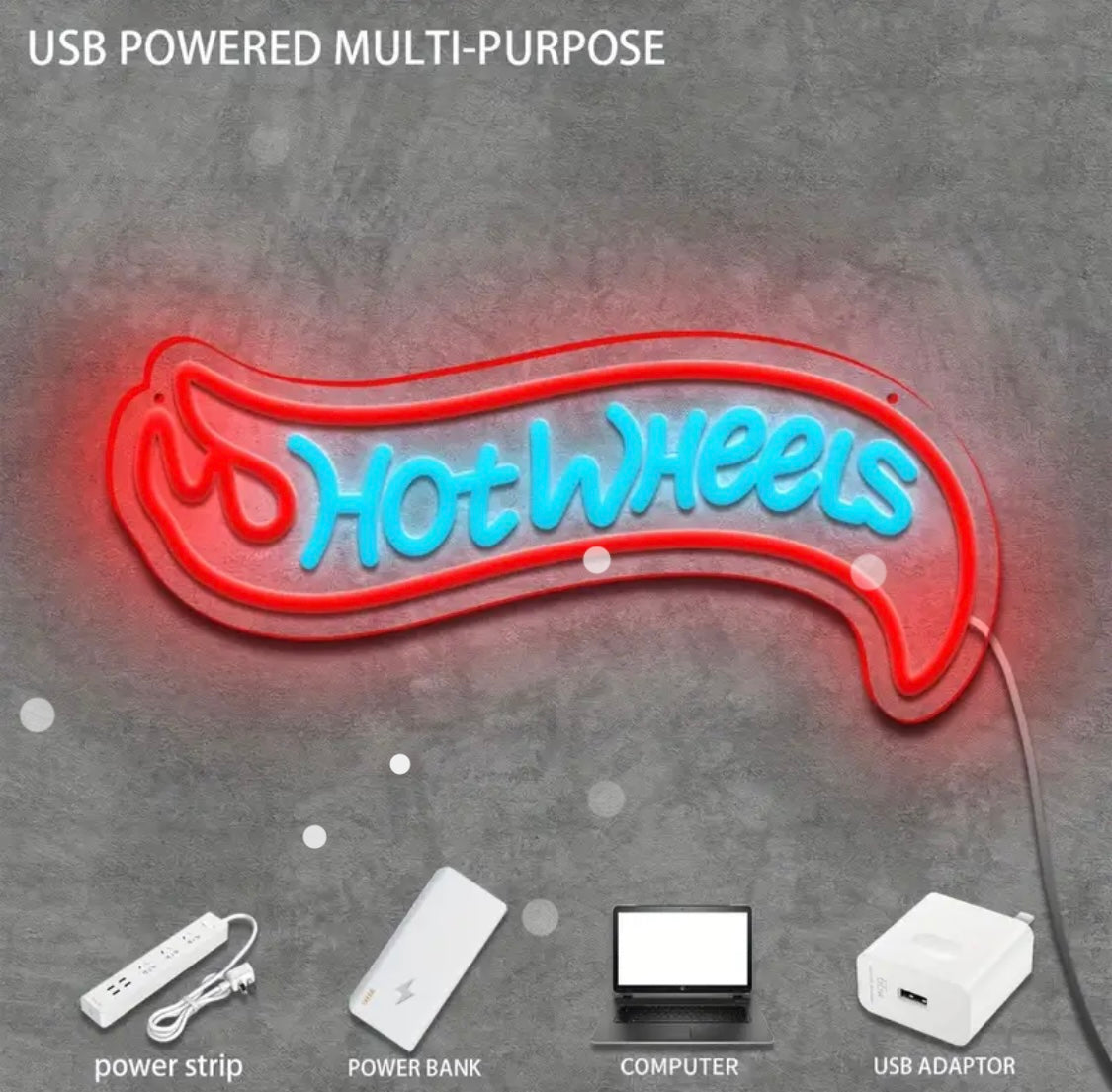 Hotwheels LED Neon Light