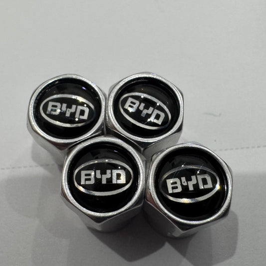 BYD Valve Caps - Silver