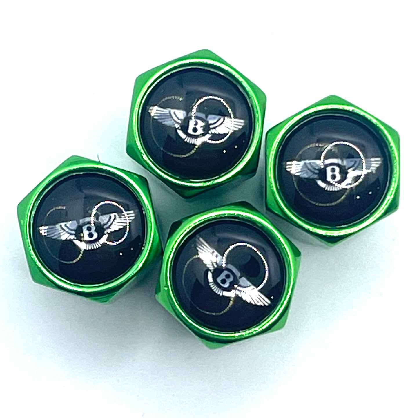 Bentley Valve Caps - Green