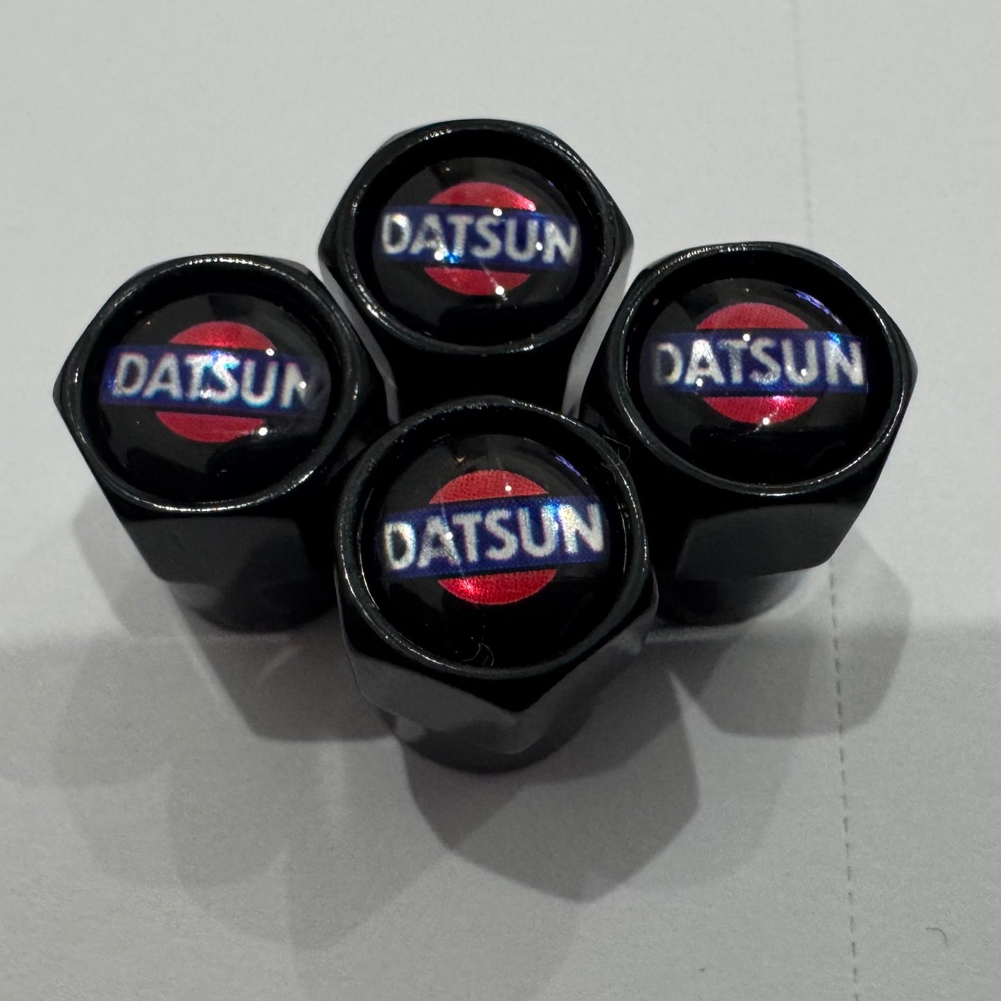 Datsun Valve Caps - Black