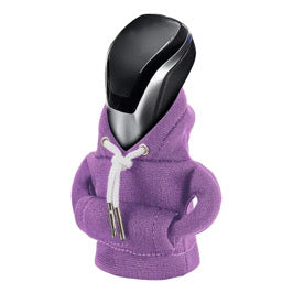 Car Decor Mini Hoodie Shift Knob Cover - Universal Fit - Purple