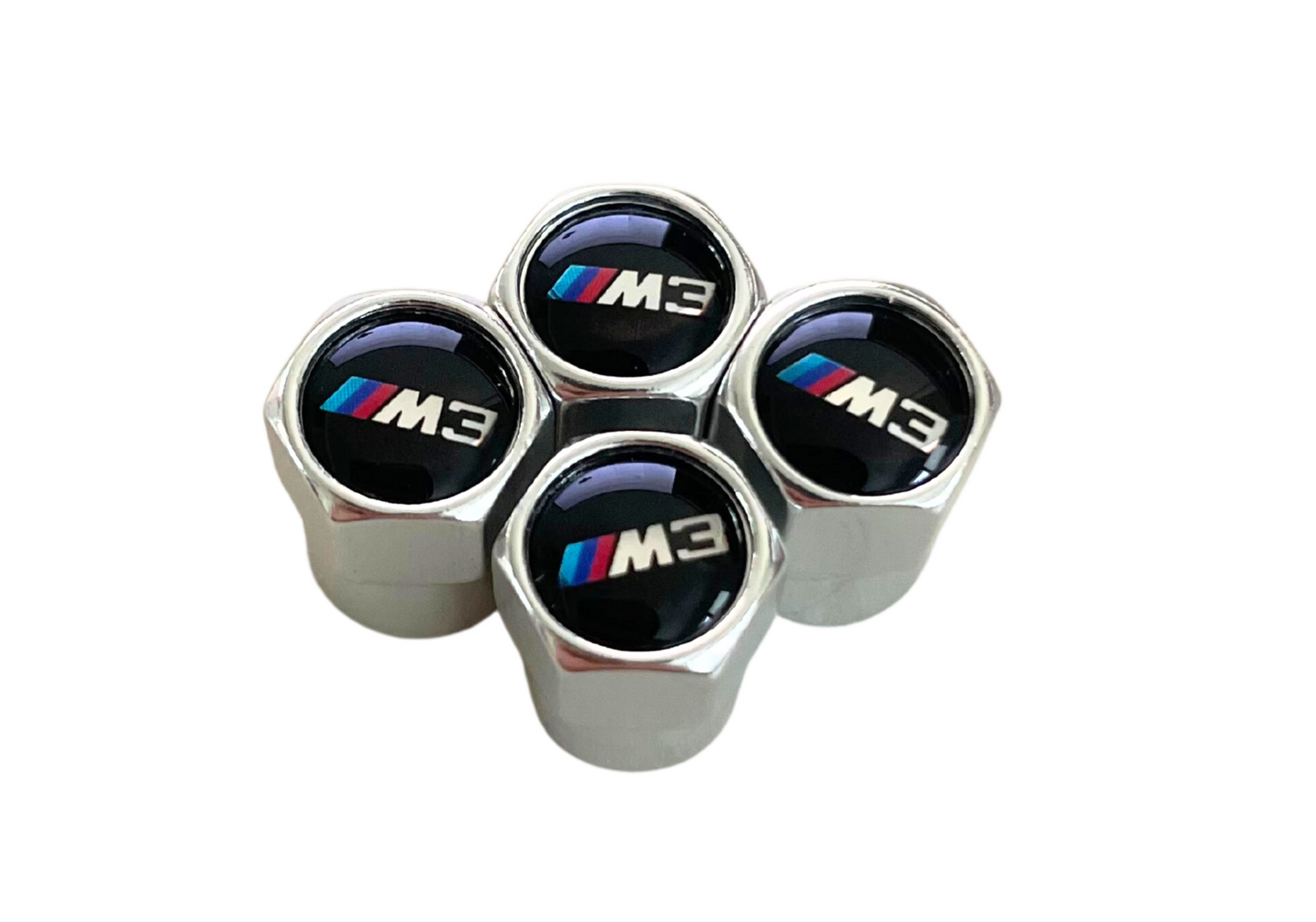 BMW M3 Valve Caps - Silver