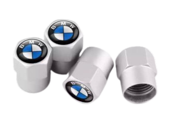 BMW Valve Caps - Silver