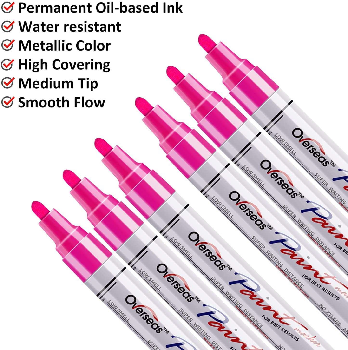 Tyre Permanent Paint Marker - Pink