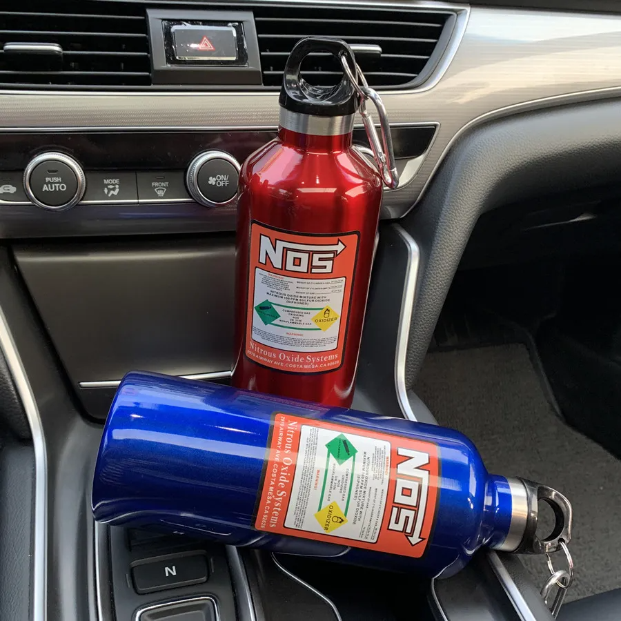 NOS Water Bottle - Red