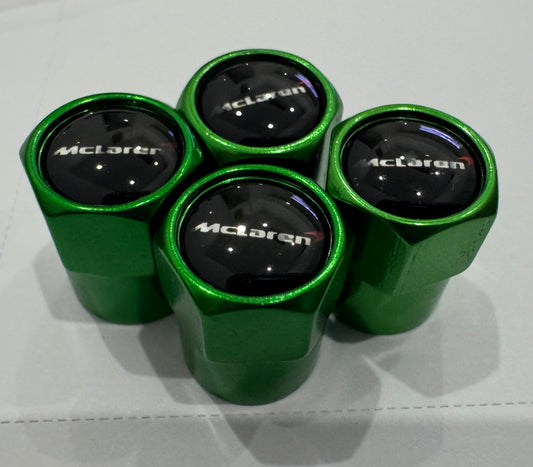 Mclaren Valve Caps - Green