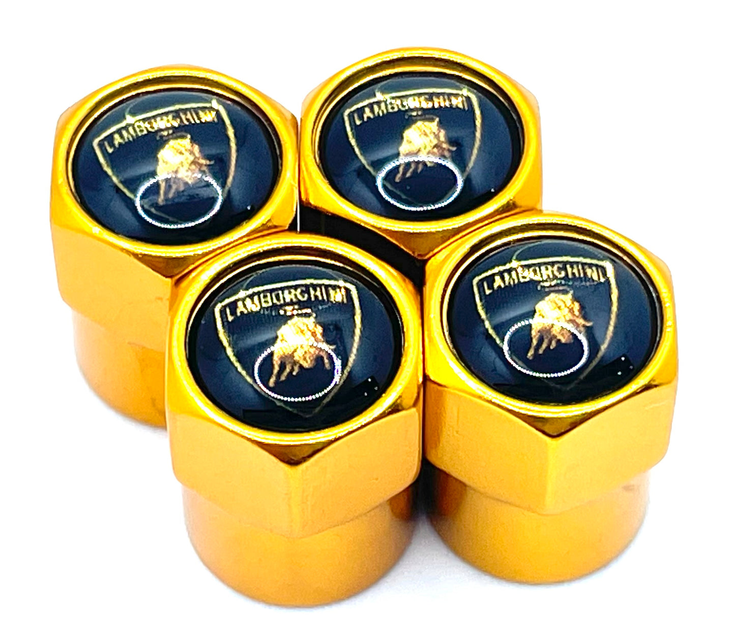 Lamborghini Valve Caps - Gold