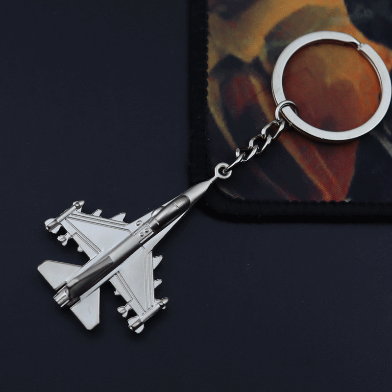 Fighter Plane Keyring