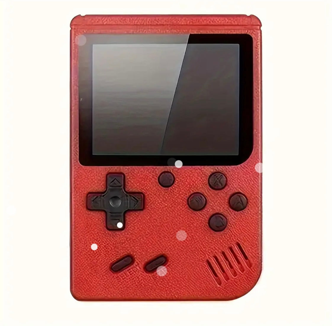 Retro Handheld Game Console, 7.62 cm Screen, 400 Games - Red