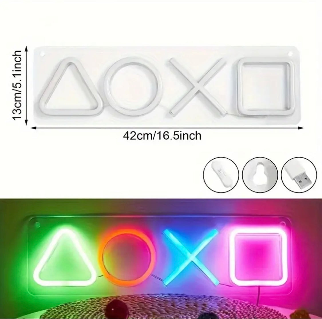 Sony PlayStation LED Neon Light