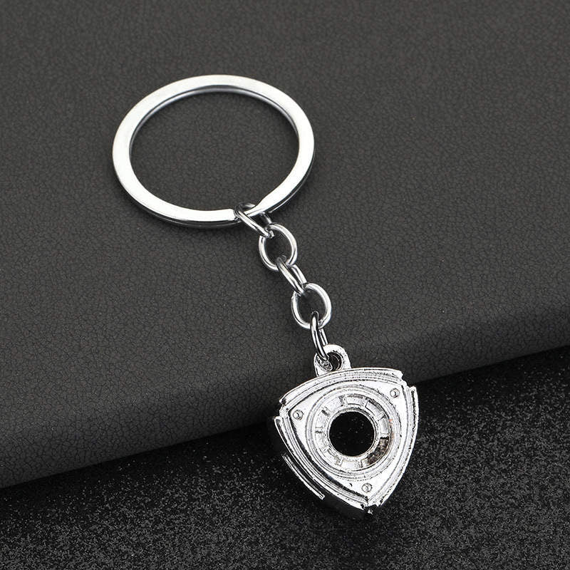 Rotary Key Ring - Silver