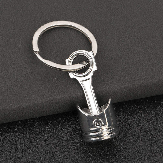 Piston Key Ring - Silver