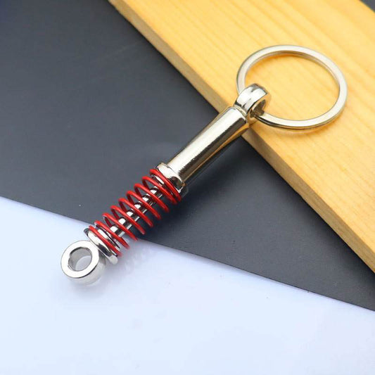 Shock Absorber Keyring - Red