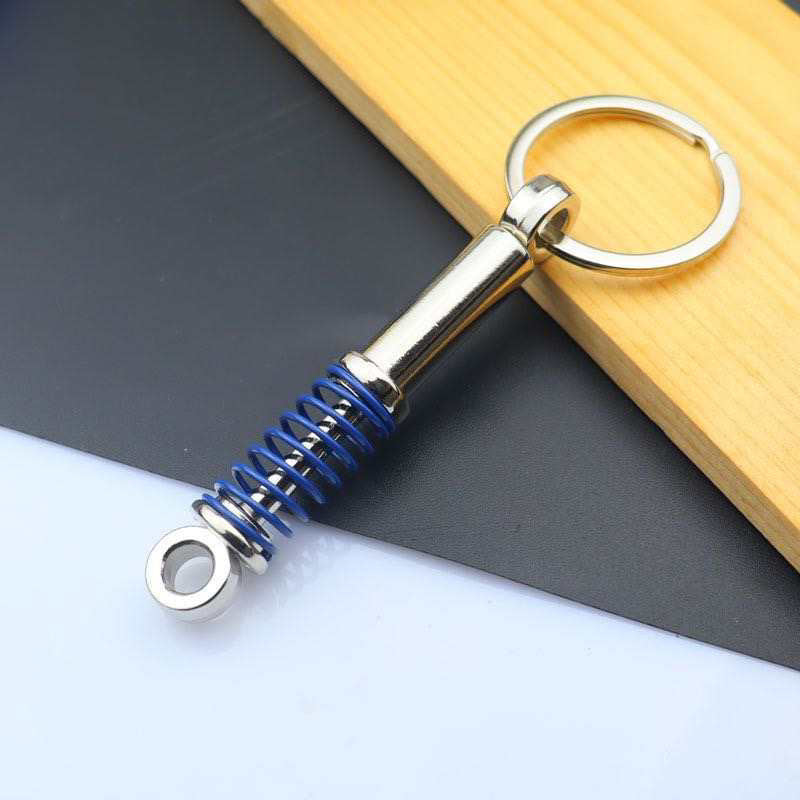 Shock Absorber Keyring - Blue