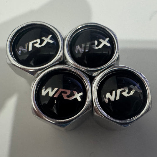 Subaru WRX Valve Caps - Silver