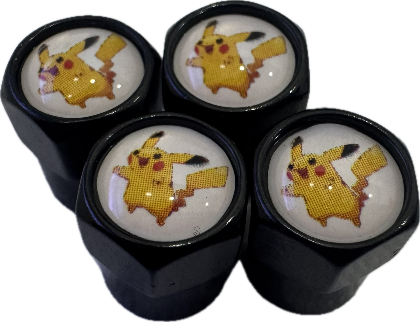 Pokémon Pikachu Valve Caps - Black