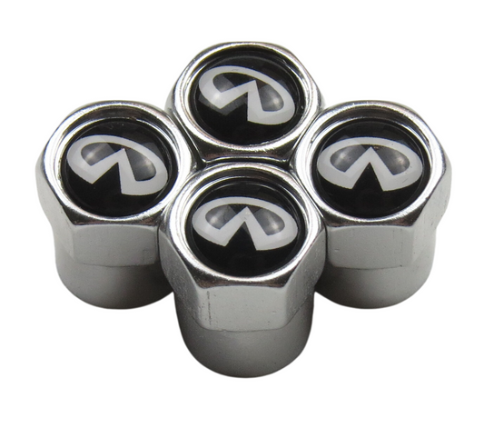 Infitnity Valve Caps - Silver