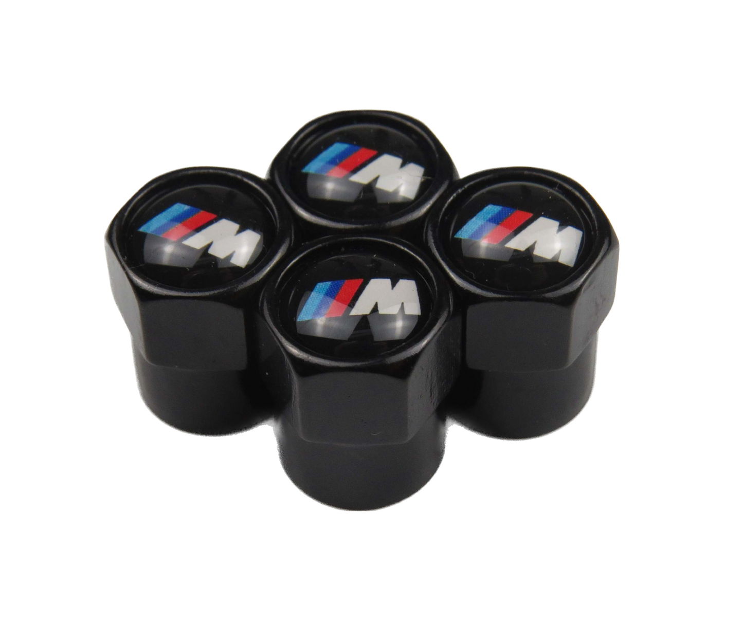 BMW M Power Valve Caps - Black
