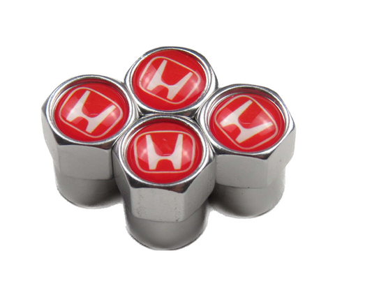 Honda Red Valve Caps