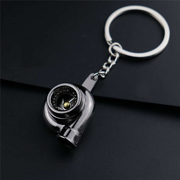 Turbo Charger Key Ring - Black