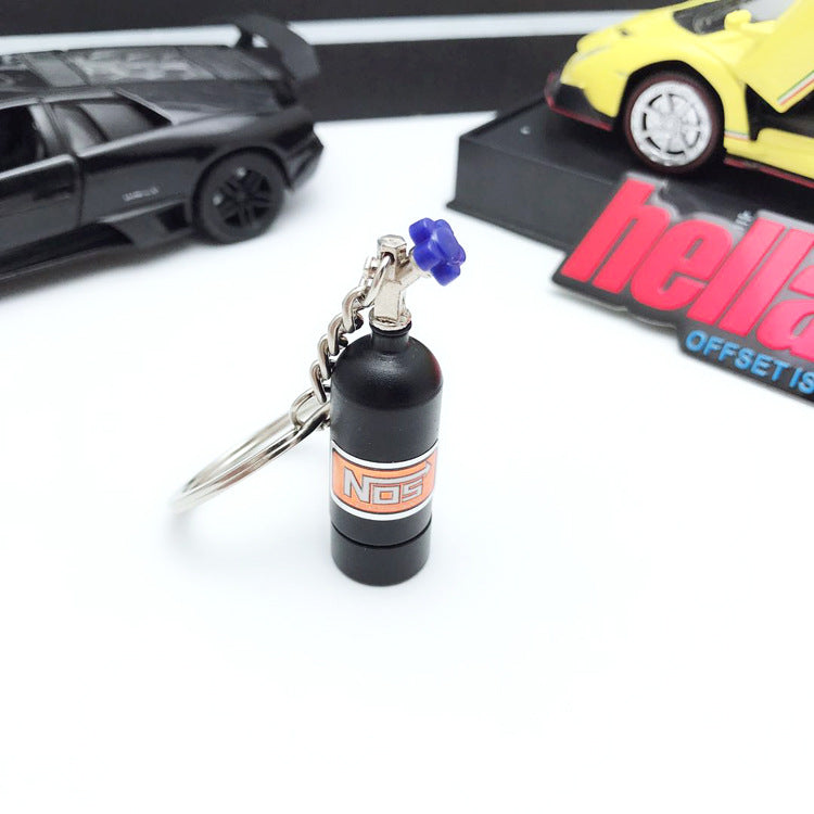 NOS Bottle Key Ring - Black