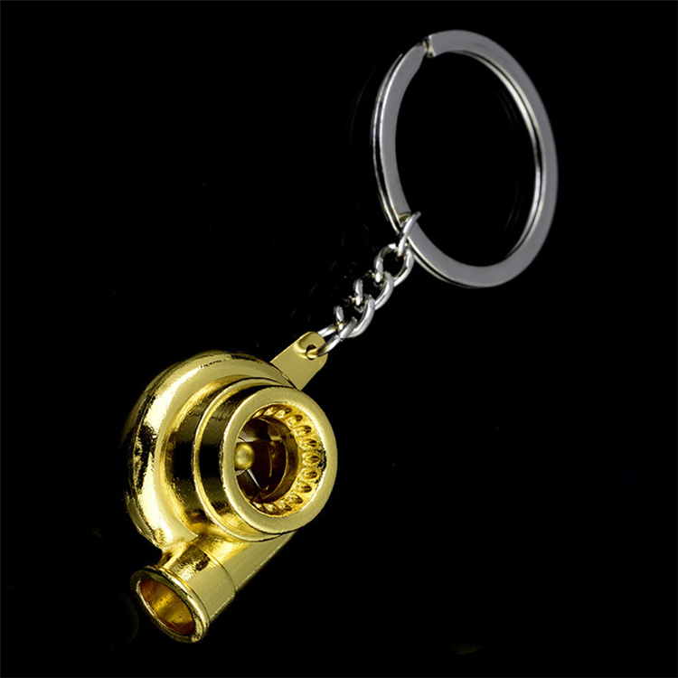 Turbo Charger Key Ring - Gold