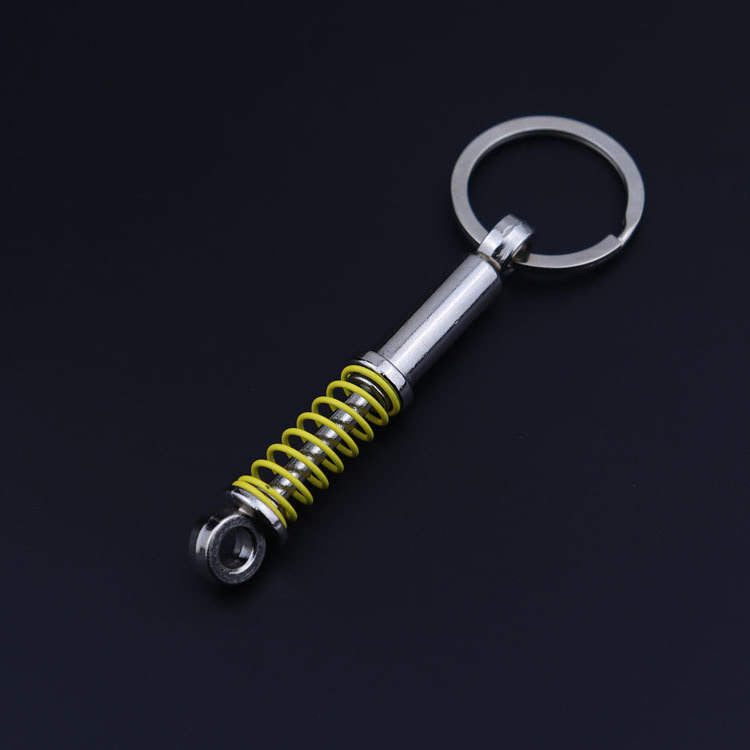 Shock Absorber Keyring - Yellow