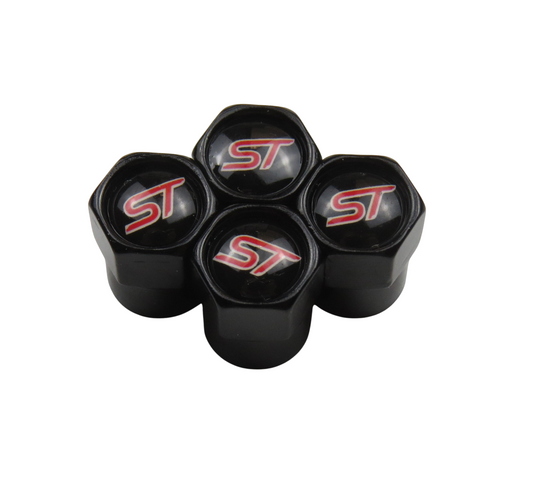 Ford ST Valve Caps - Black