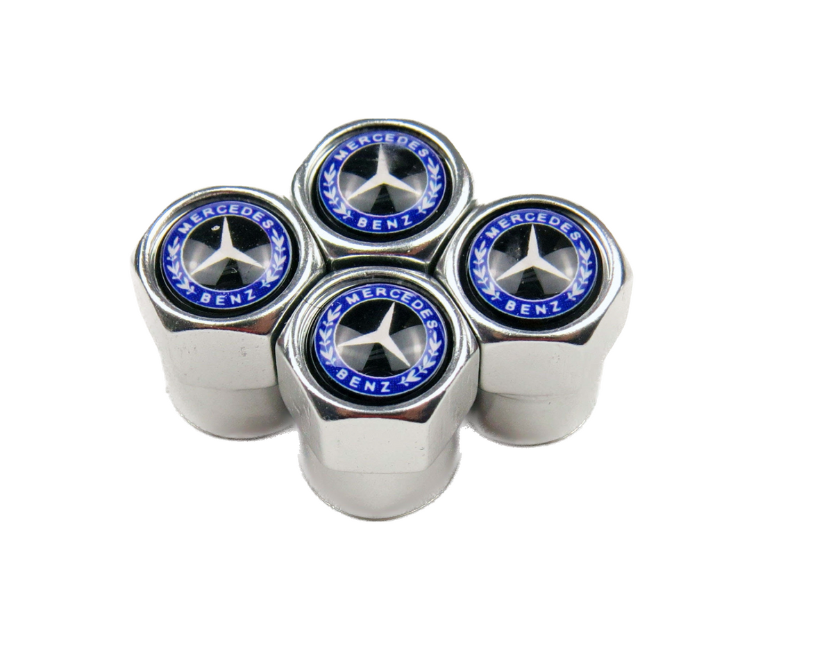 Mercedes-Benz (Blue) Valve Caps