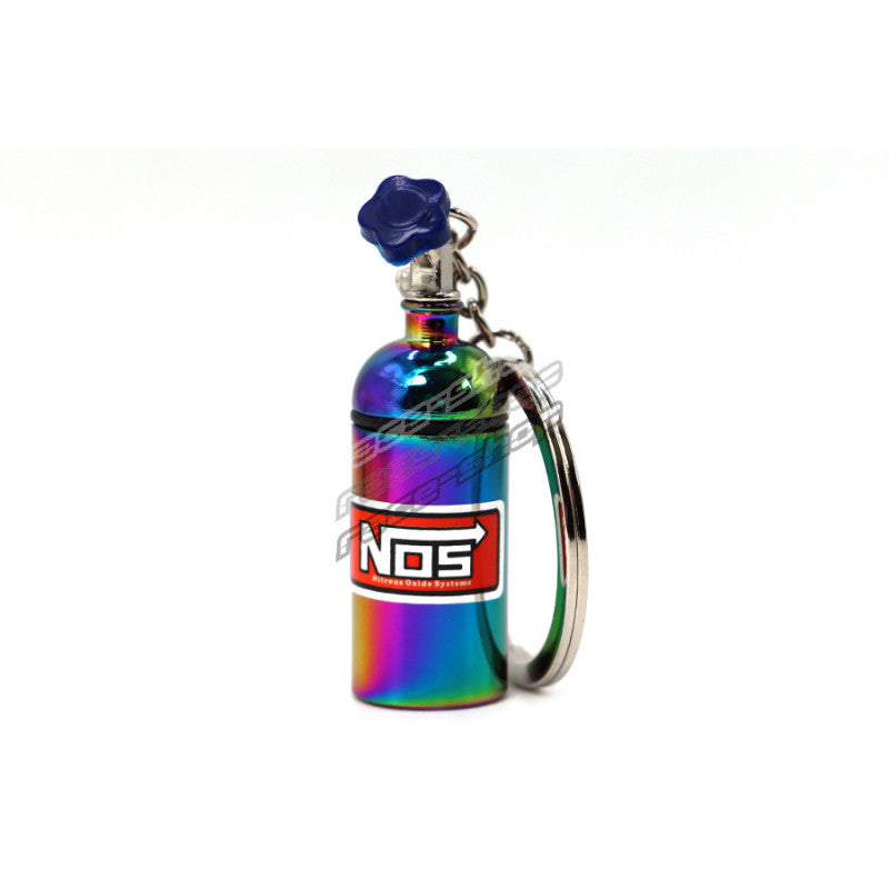 NOS Bottle Keyring - Neo Chrome