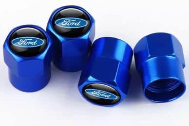 Ford Valve Caps - Blue
