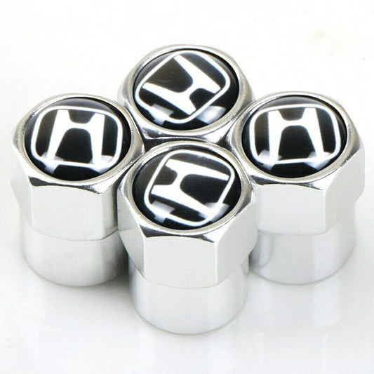 Honda Valve Caps - Silver