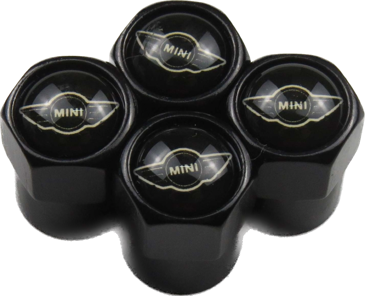 Mini-Cooper Valve Caps - Black