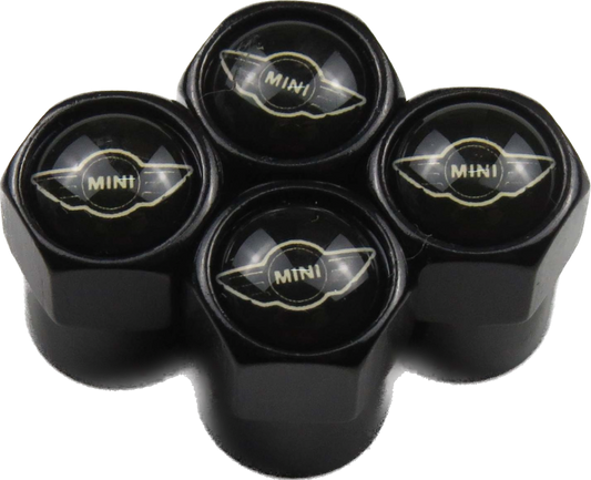 Mini-Cooper Valve Caps - Black