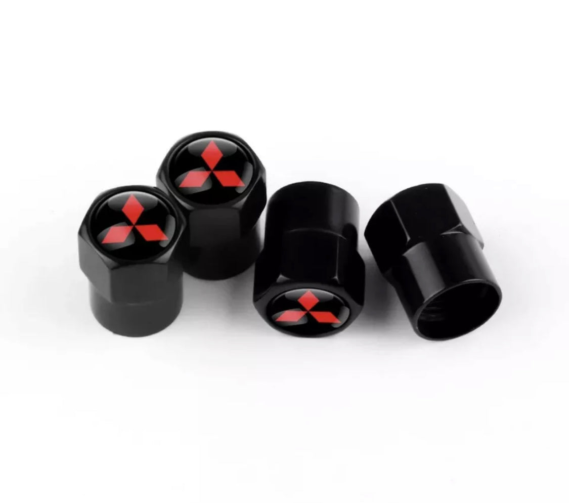 Mitsubishi Valve Caps - Black