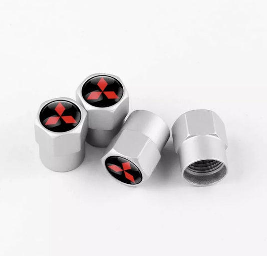 Mitsubishi Valve Caps - Silver