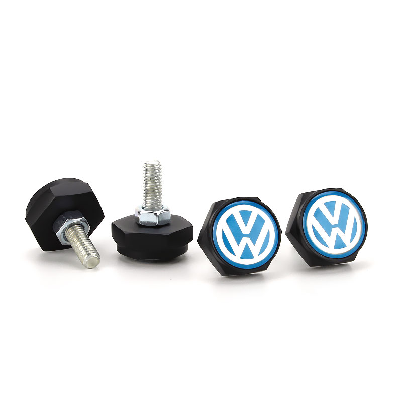 VW License Plate Screws - Blue
