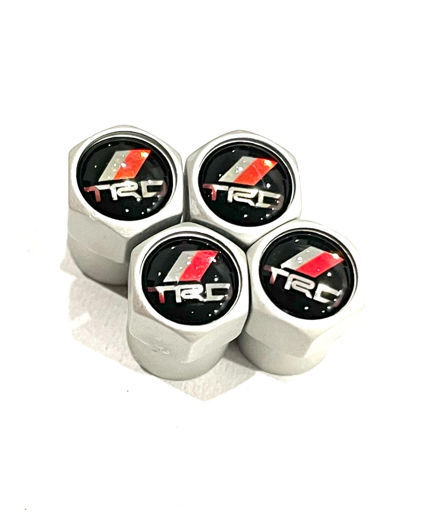 Toyota TRD Valve Caps - Silver