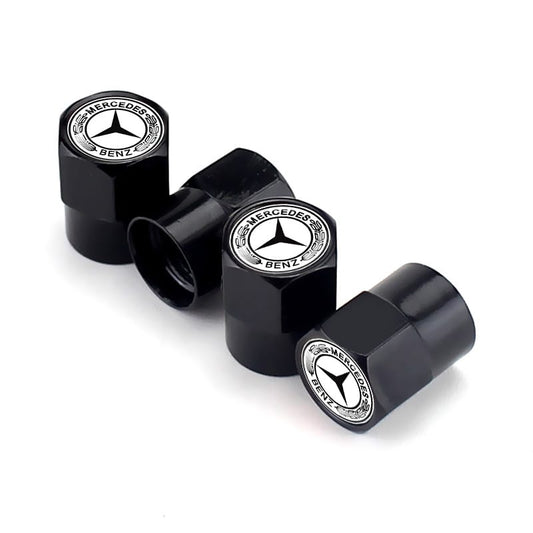 Mercedes-Benz Valve Caps - Black