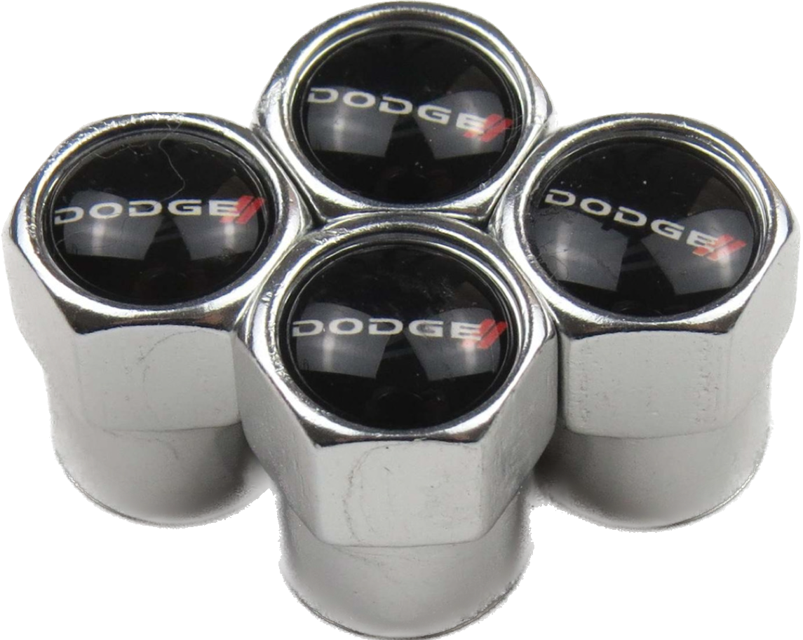 Dodge Valve Caps - Silver